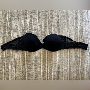 Calvin Klein Strapless Padded Bra, Black, 36C